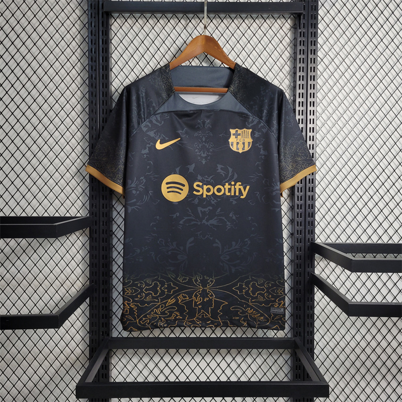 23-24 Barcelona Black Special Edition Jersey- Fans Version